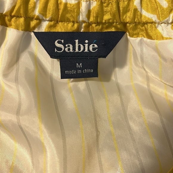 Sabie Floral Leaf Drawstring Waist Jacket M - Picture 5 of 7